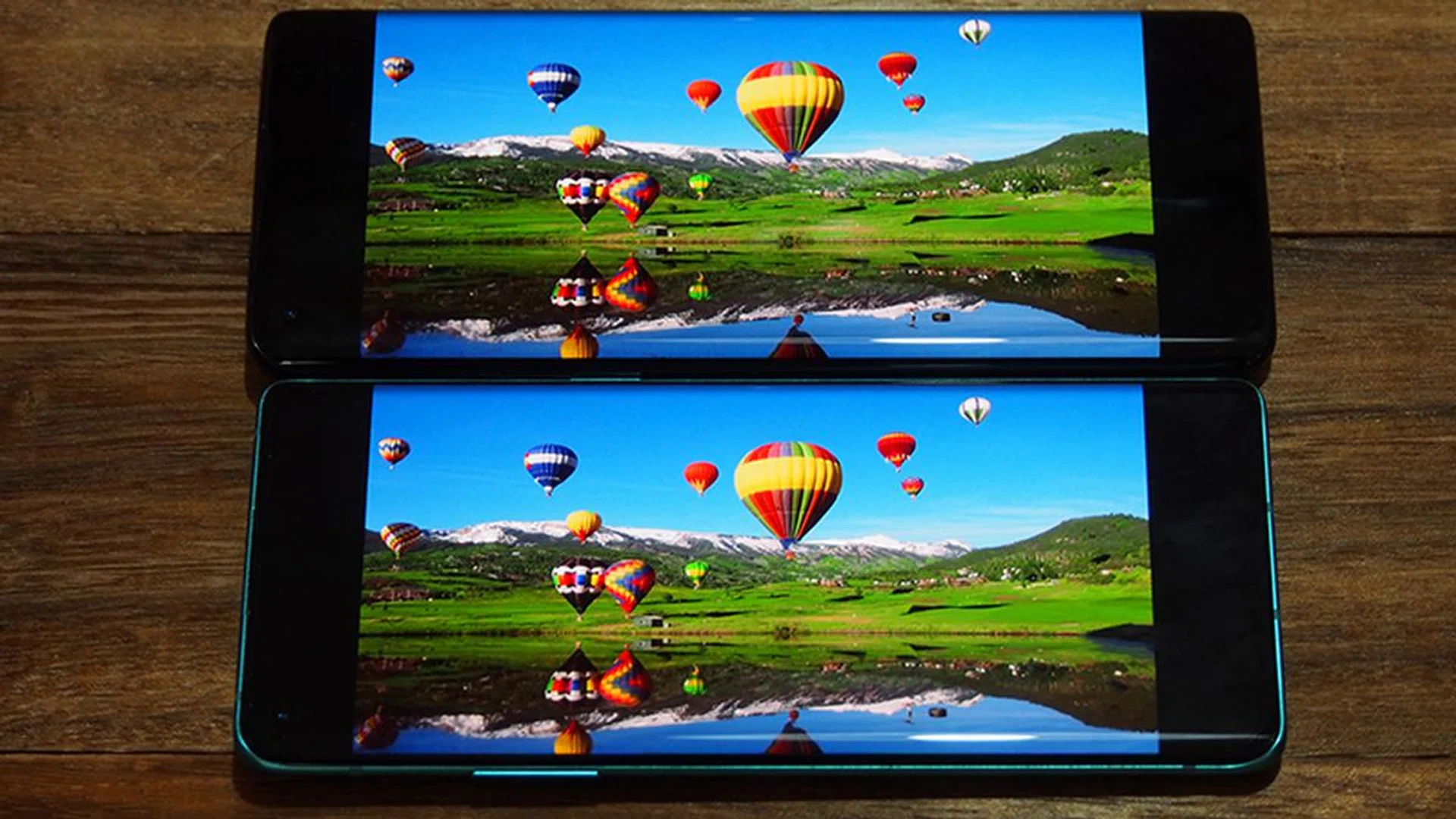 As you can see, both phones differ very slightly as the display sizes are fairly similar.