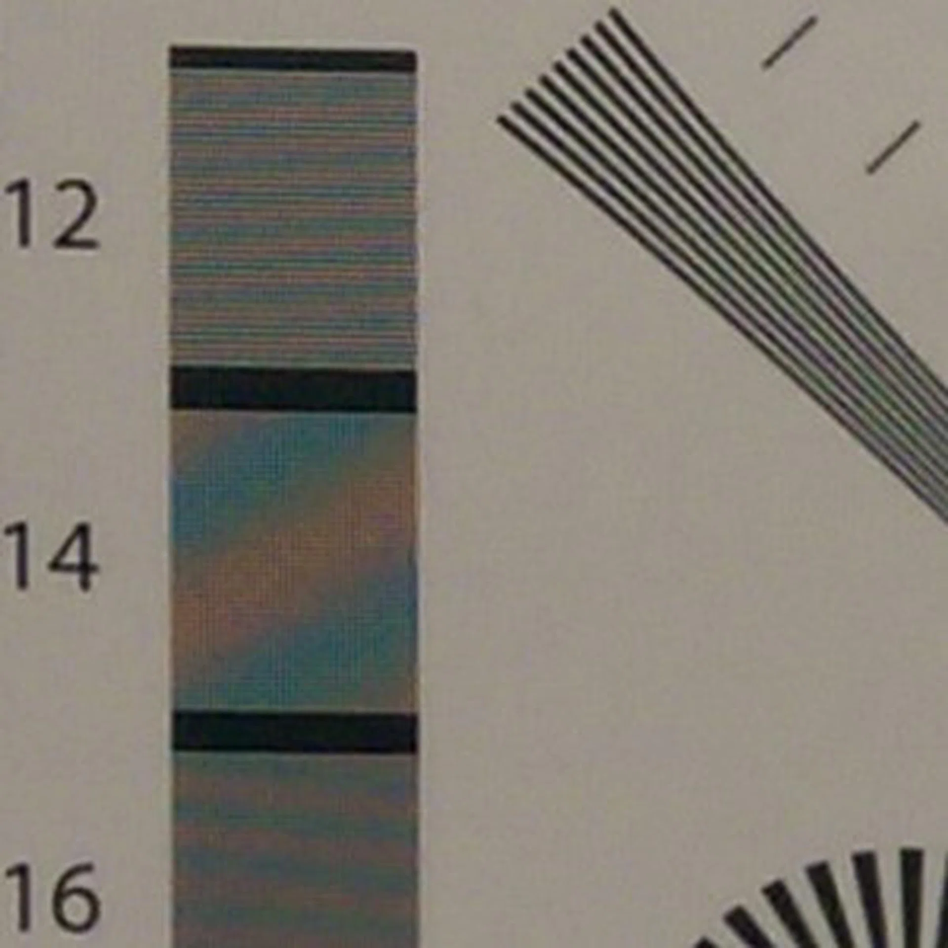 The HTC One M8 suffers from a high frequency of moiré compared to the other two cameras.