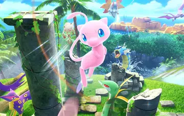 The Mythical Island pack includes Mew EX. Image: The Pokémon Company