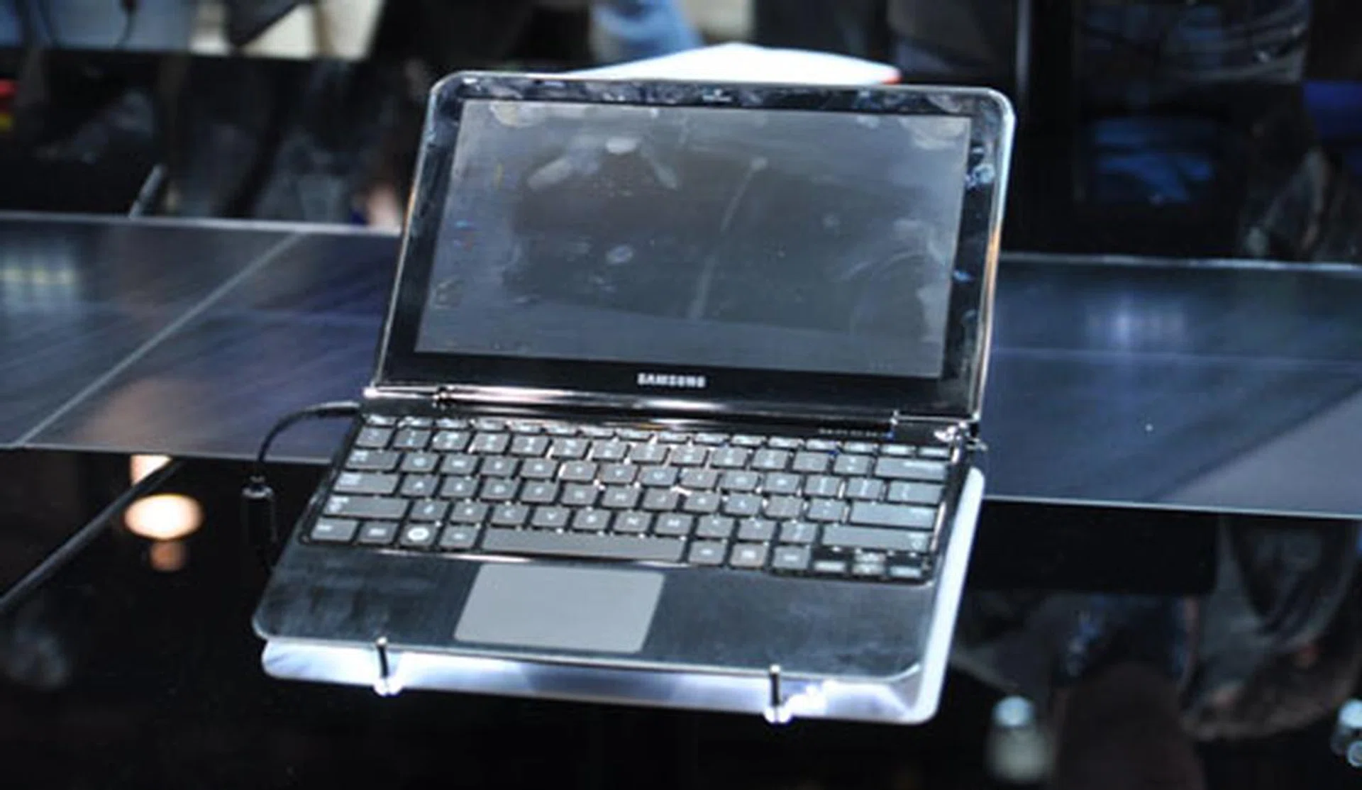 The new 9 series  notebook is a very thin wonder that's made from duralumin and is twice as durable as aluminum. It's also 13.3-inches and packs an Intel Core i5 processor inside.
