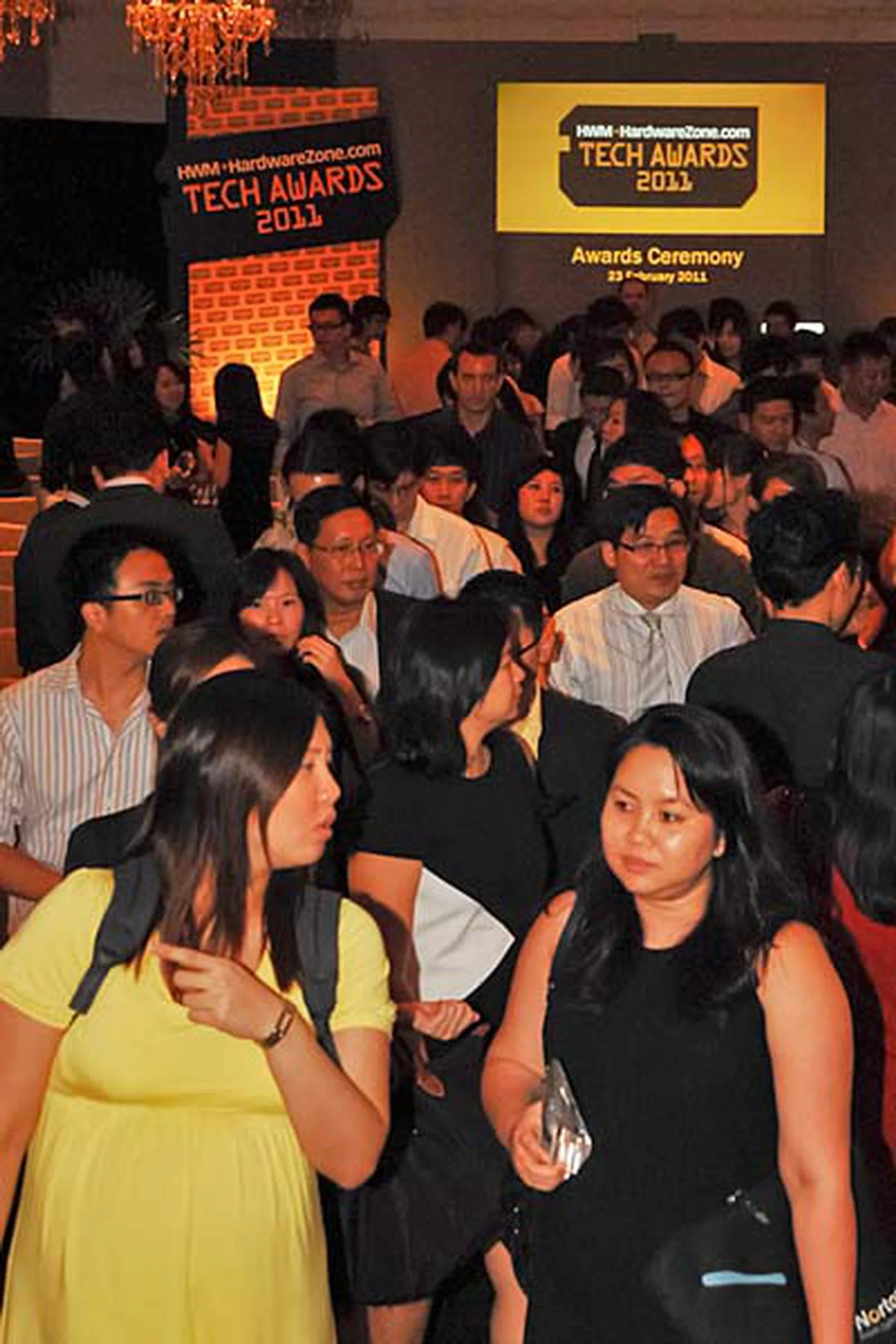 As you can see, this year's Tech Awards turnout was very good.