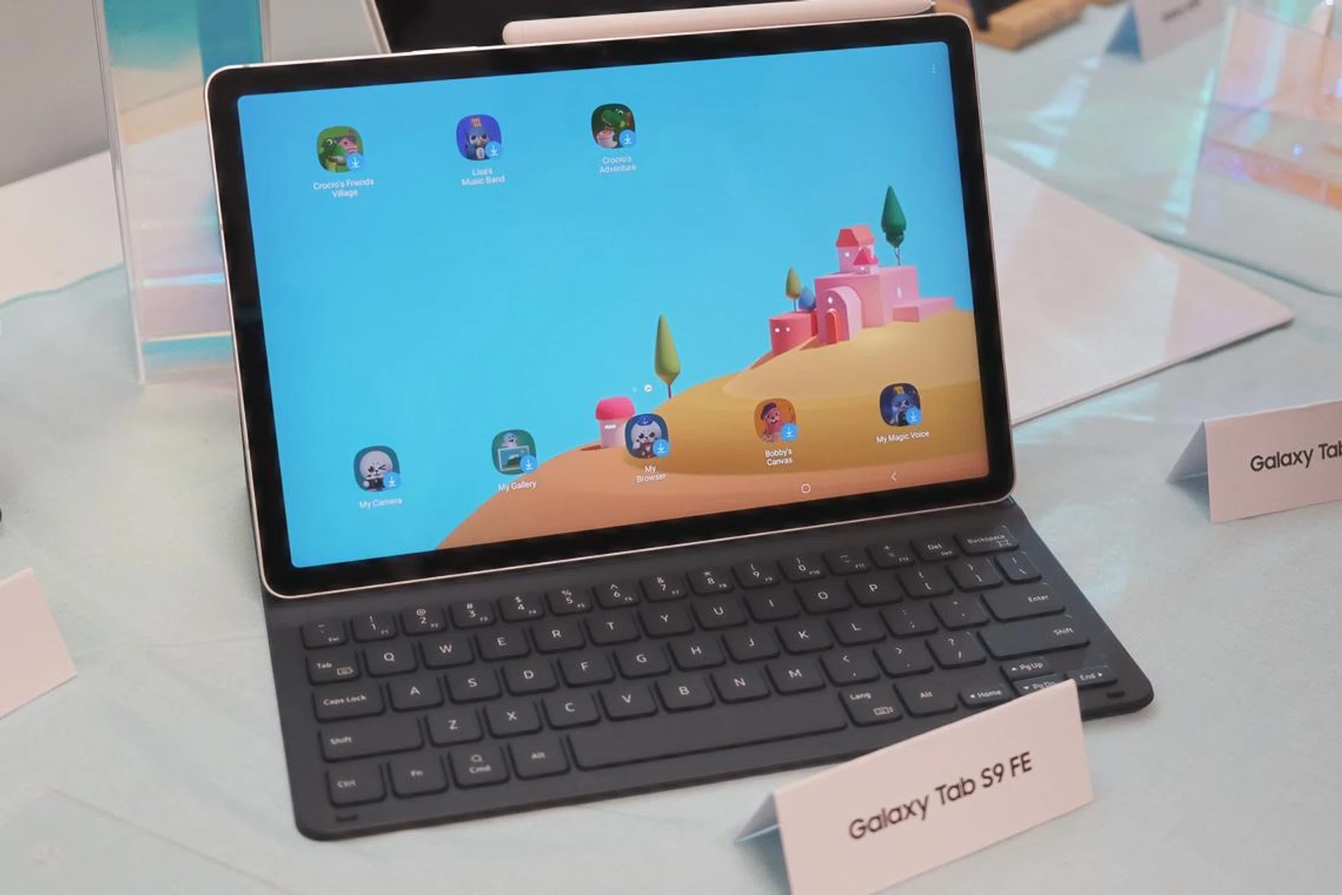 The smaller Samsung Galaxy Tab S9 FE has a 10.9-inch display.
