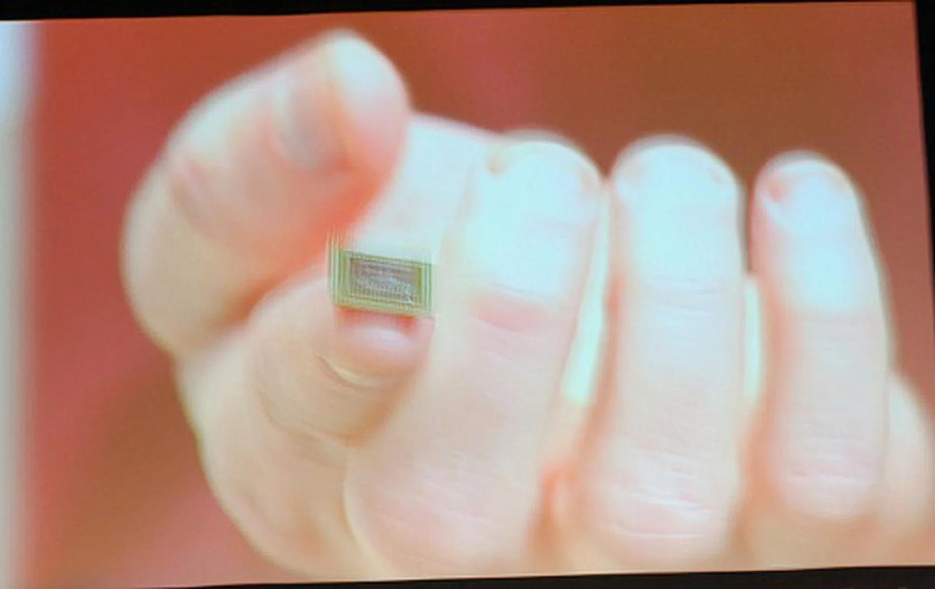 Eventually, these clunky test systems will be shrunk down into a single chip, dubbed system-on-chip as shown here hastily.