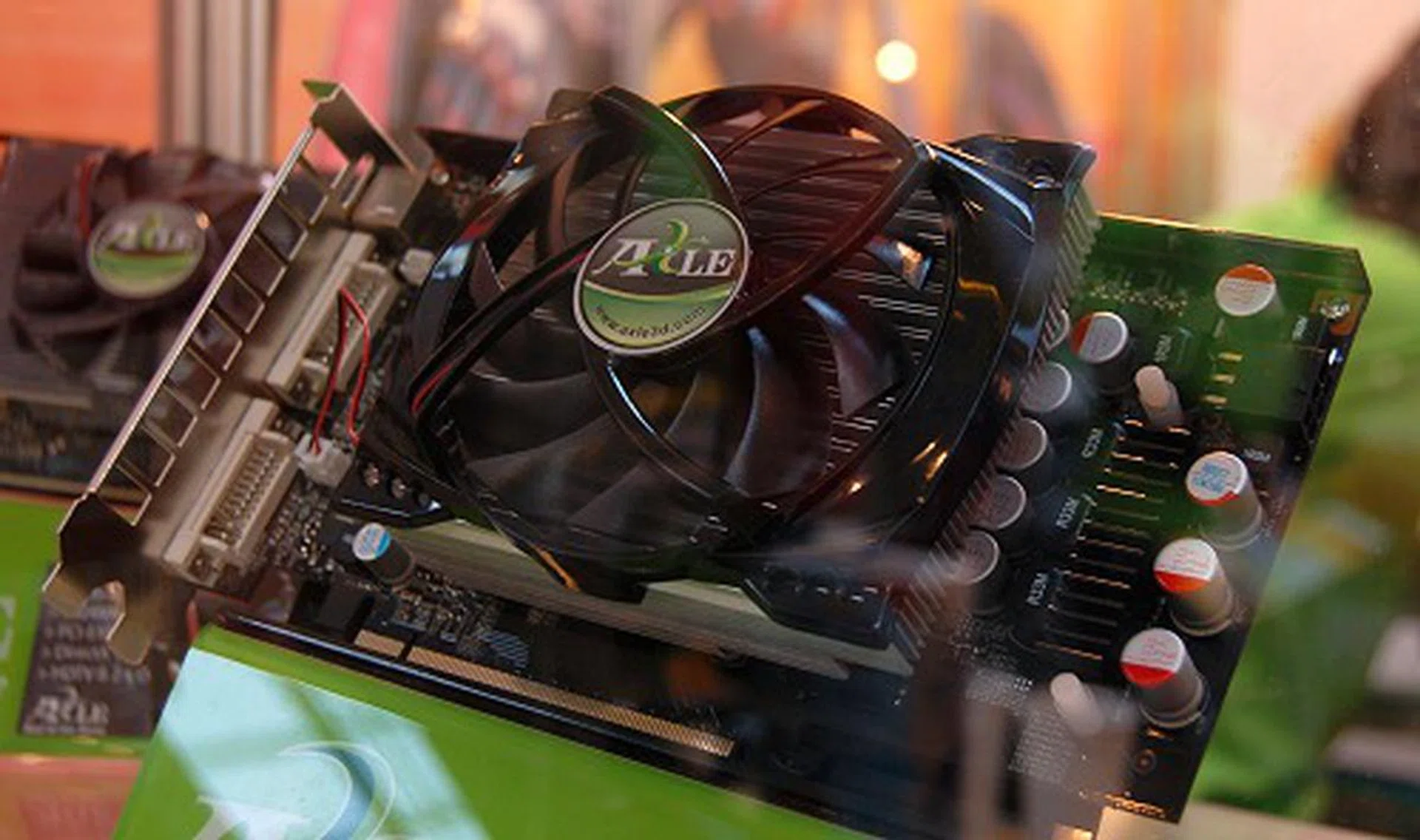  And would you have guessed that this is a GeForce 9800 GTX+ graphics card? We didn't either till we checked its tech specs.  