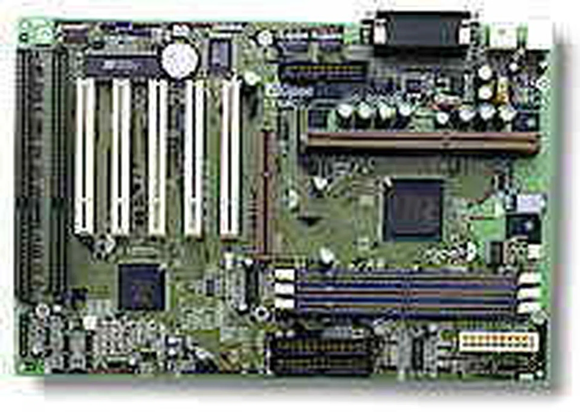  A typical 440BX board, the Aopen AX6BC had an impressive 5 PCI expansion slots and had many overclocker friendly options, like saving your BIOS settings and a jumperless CPU configuration.  