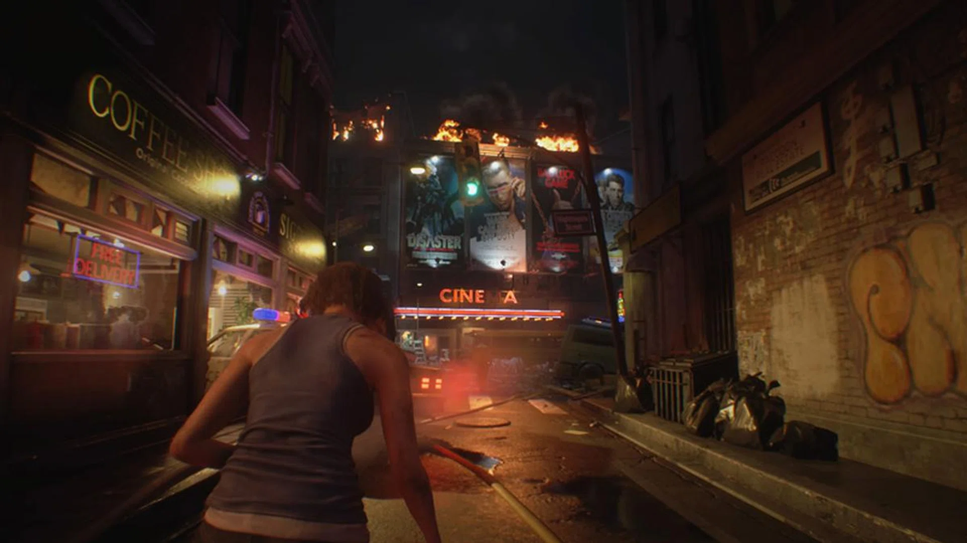 Raccoon City is an iconic location in the Resident Evil franchise, and it's brought to life beautifully here. 