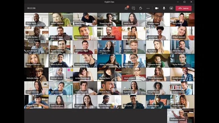 Teams at work. Image courtesy of Microsoft