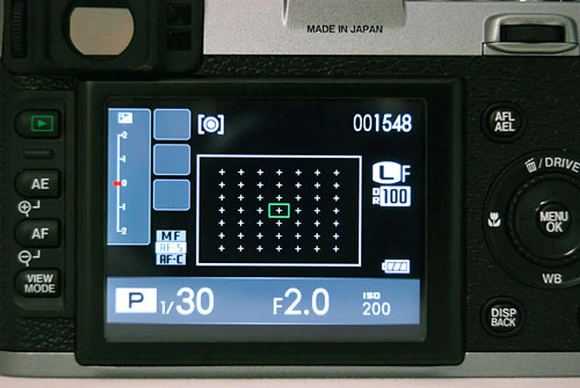 The X100 has a whopping 49 selectable AF points, which feel like too many for a camera with such small controls.