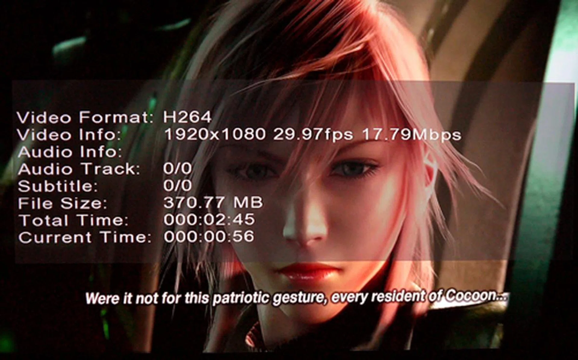 This is the guilty CODEC which purportedly caused D-Link to favor Intel's Atom solution over NVIDIA's Tegra 2. Shown here is a 1080p H.264 AVC clip on the M2TS format. By the way, this video caused quite a stir when it was first unveiled years ago for it was shot on the Canon 5D Mark II to showcase its Full-HD capabilities.