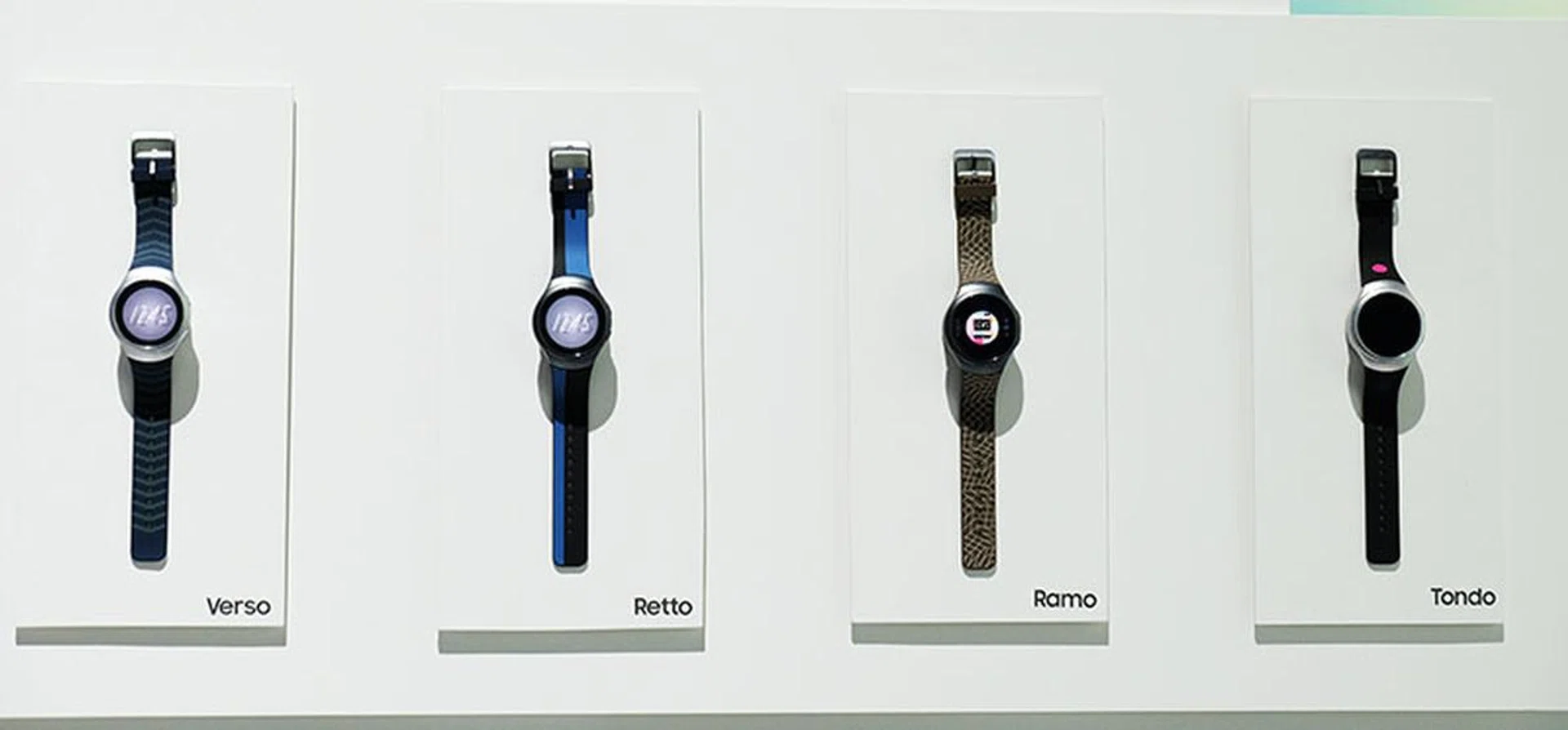 The Gear S2 Sport only takes Samsung's own straps, but there will be plenty of options available.