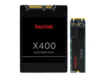 The SanDisk X400 is one of the most affordable SSDs right now and is an attractive choice for mainstream users and bargain hunters. (Image source: SanDisk)