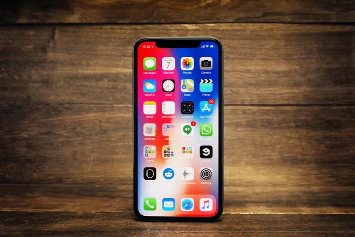 The Apple iPhone X.