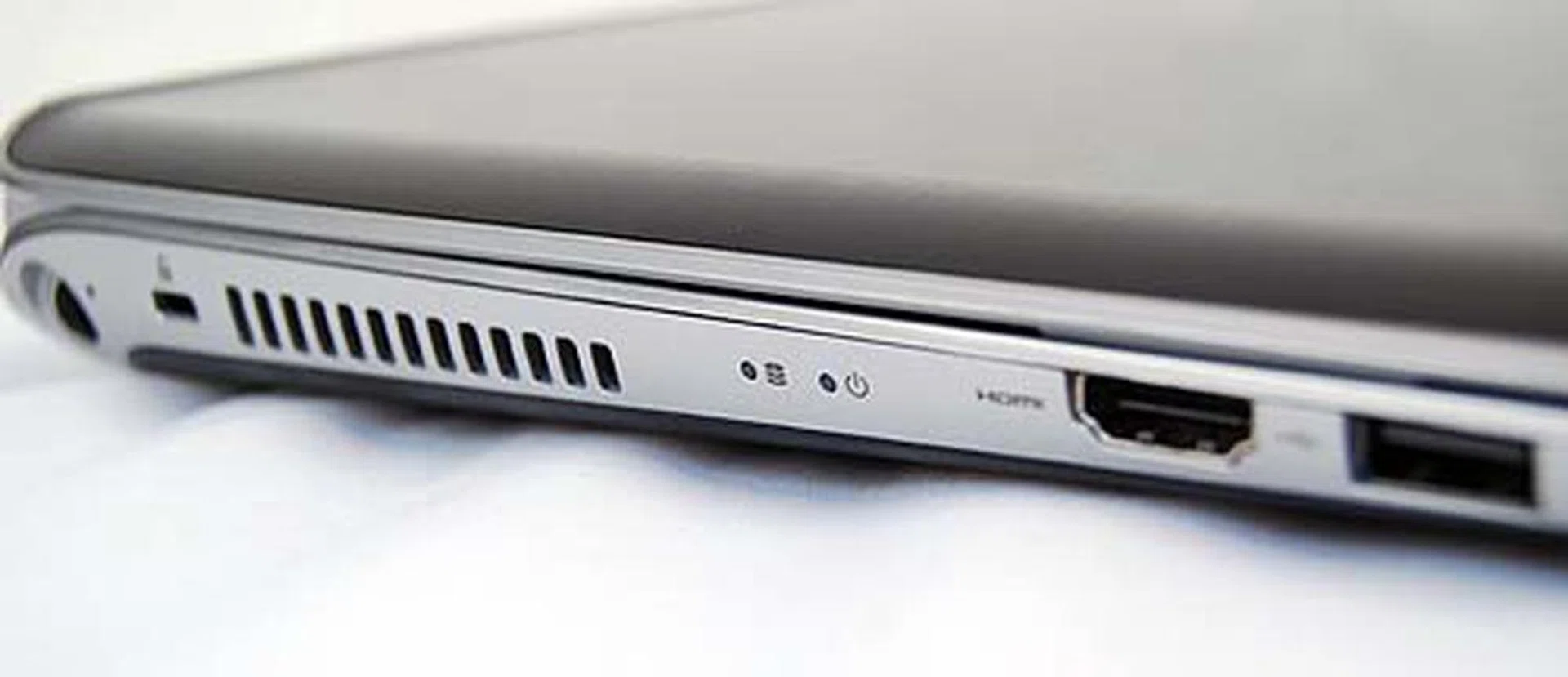 The left side has space for a HDMI and a third USB 2.0 port.