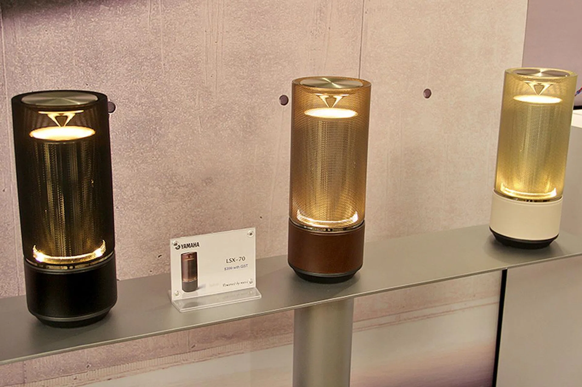 Don't like how the LSX-170 looks like, but like the Relit concept? Here's the LSX-70 that costs $399. While it uses a smaller woofer compared to the LSX-170, it does come with an internal battery (the LSX-170 doesn't) that lasts for about eight hours.
