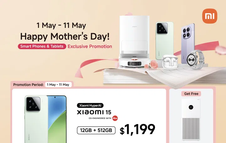 Xiaomi's 1 to 11 May 2025 promotions. Image: Xiaomi.