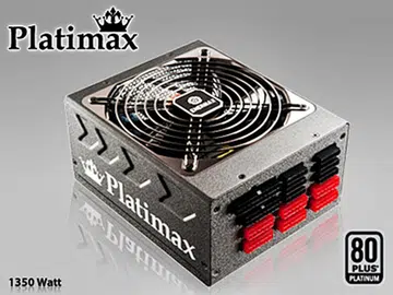 The Enermax Platimax 1350W PSU. (EPM1350EWT) (Image Source: Enermax)