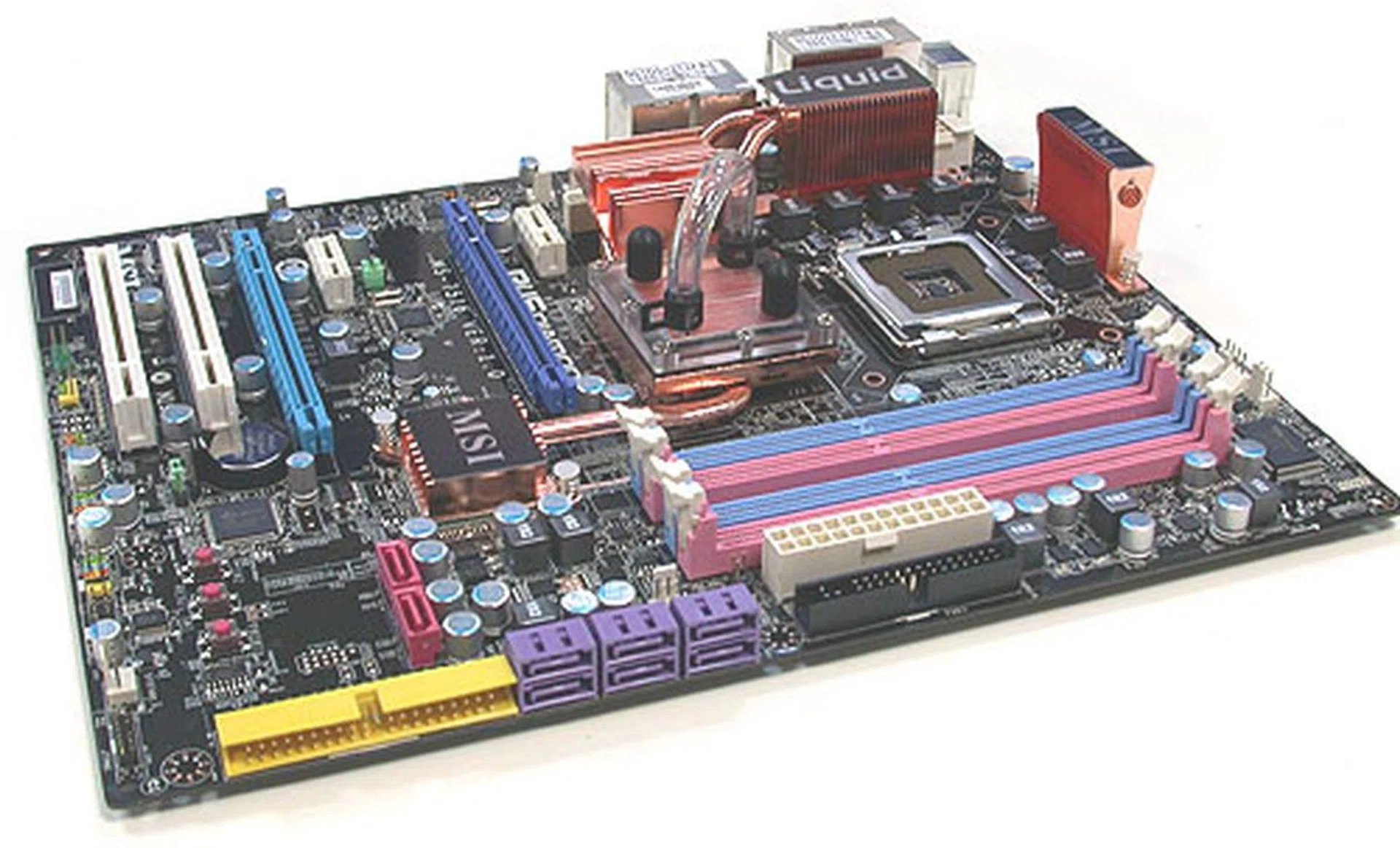 This Diamond is DDR3 compatible only and comes with dual Gigabit Ethernet and there's even a Creative X-Fi add-on card for audio (not included in our demo unit). 