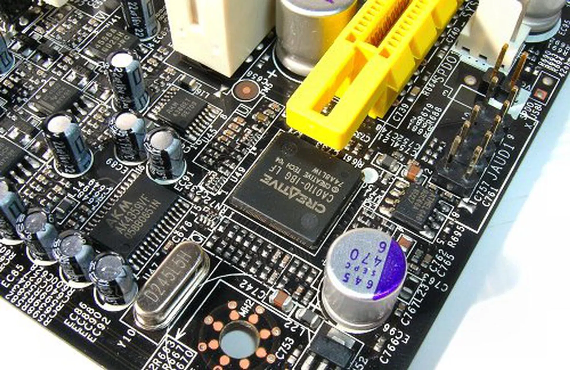 Onboard HD Audio has met its match with the P6N Diamond showing off its Creative Sound Blaster X-Fi Xtreme Audio.