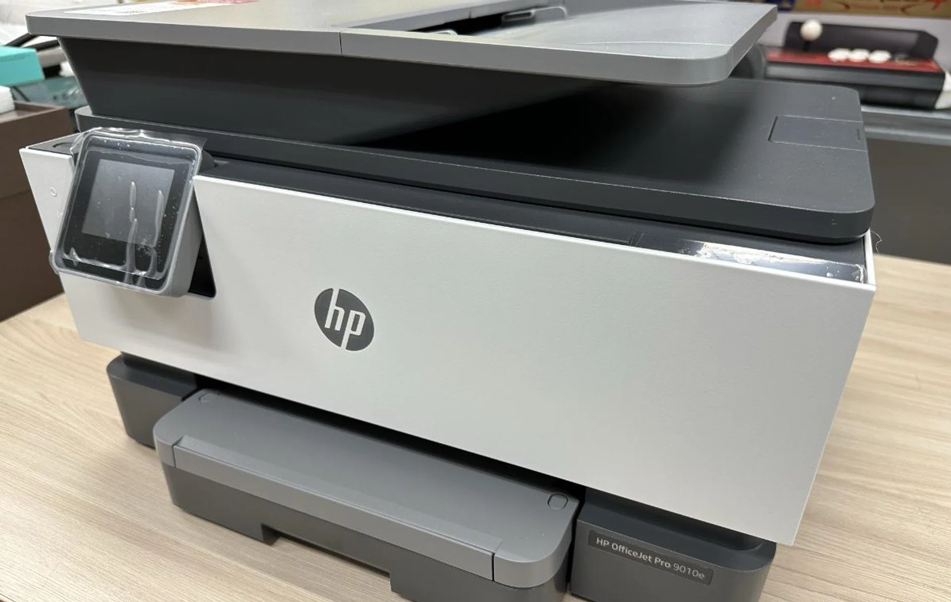 As you can see, the LCD can tilt for better viewing and usability.