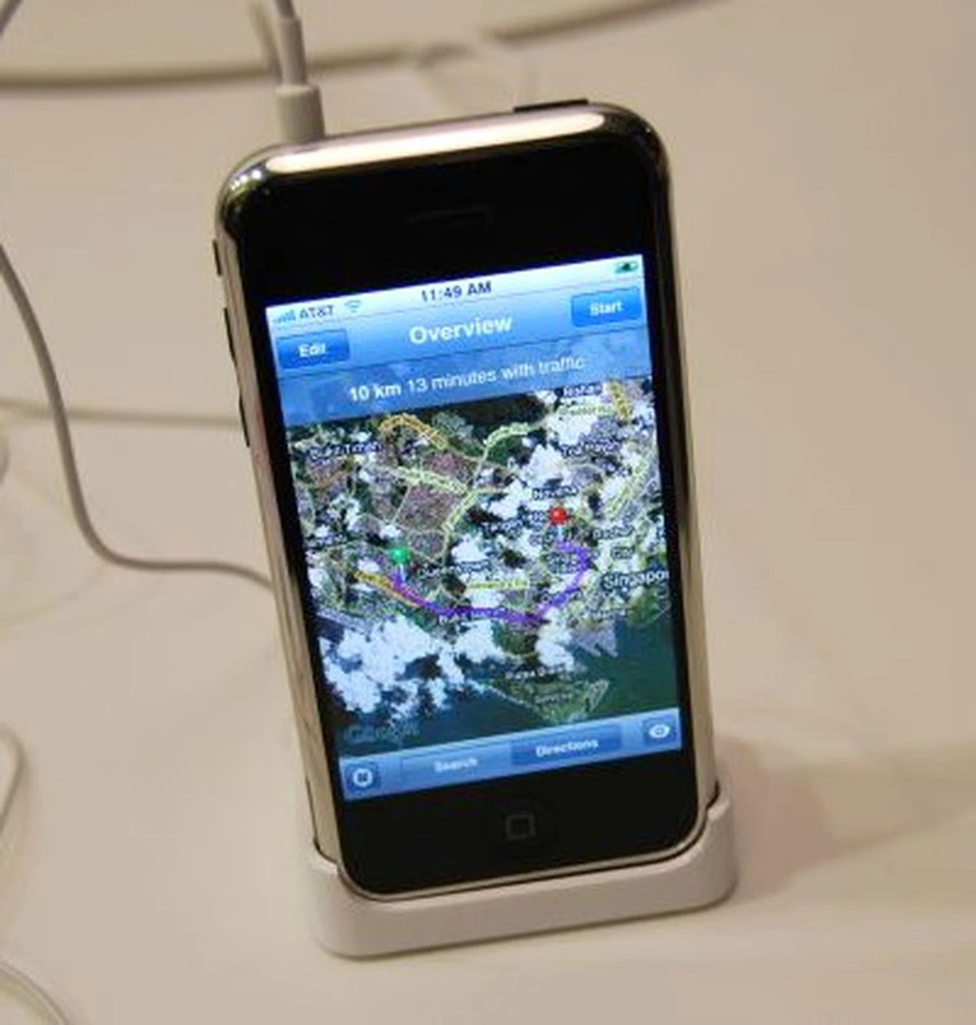 The Apple iPhone did not have much of an announcement though, except for a free software update that is somewhat similar to the iPod touch update. The iPhone version lets users automatically locate their coordinates on a redesigned Maps app, text-message multiple people in one SMS, create Web Clips of their favorite sites, customize their home screen and of course, watch movies rented from the iTunes Movie Rentals.