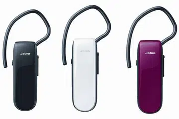 The Jabra Classic comes in either black, white, or red.