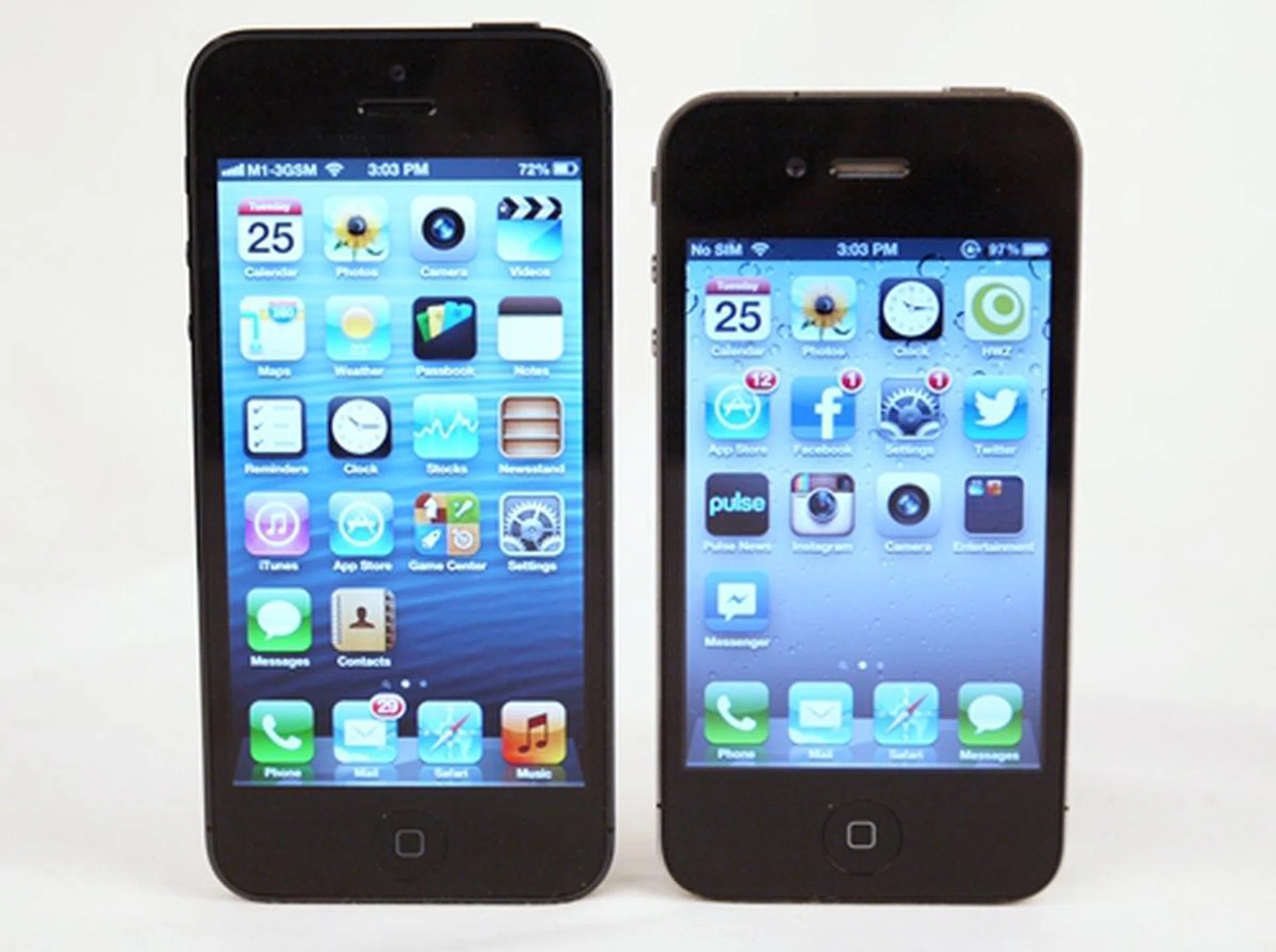 Seeing double? Nope, one's taller!