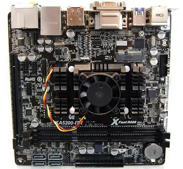 The ASRock KA5200-ITX Kabini board.