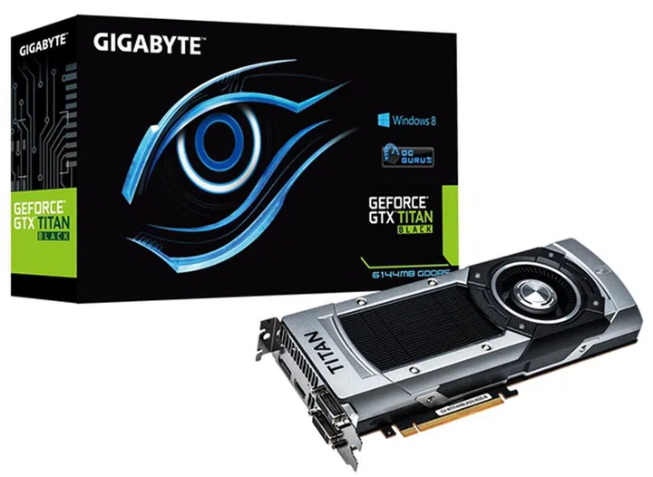 The Gigabyte GeForce GTX Titan Black graphics card. (Image Source: Gigabyte)