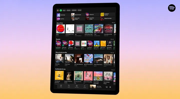 Spotify redesigns tablet app for Apple iPadOS and Android