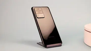 The Samsung Galaxy S20 Ultra.