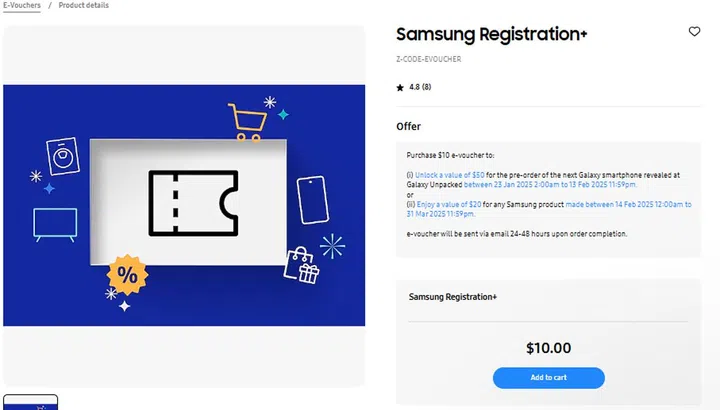 Feeling the heat of inflation and GST increments? Then you need any and all savings you can find, like this one. Image: Samsung.