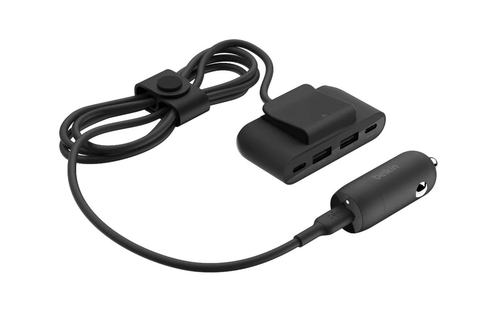 Belkin CCA004bt2MBK-B7 BoostCharge 30W USB-C Car Charger and Power Extender