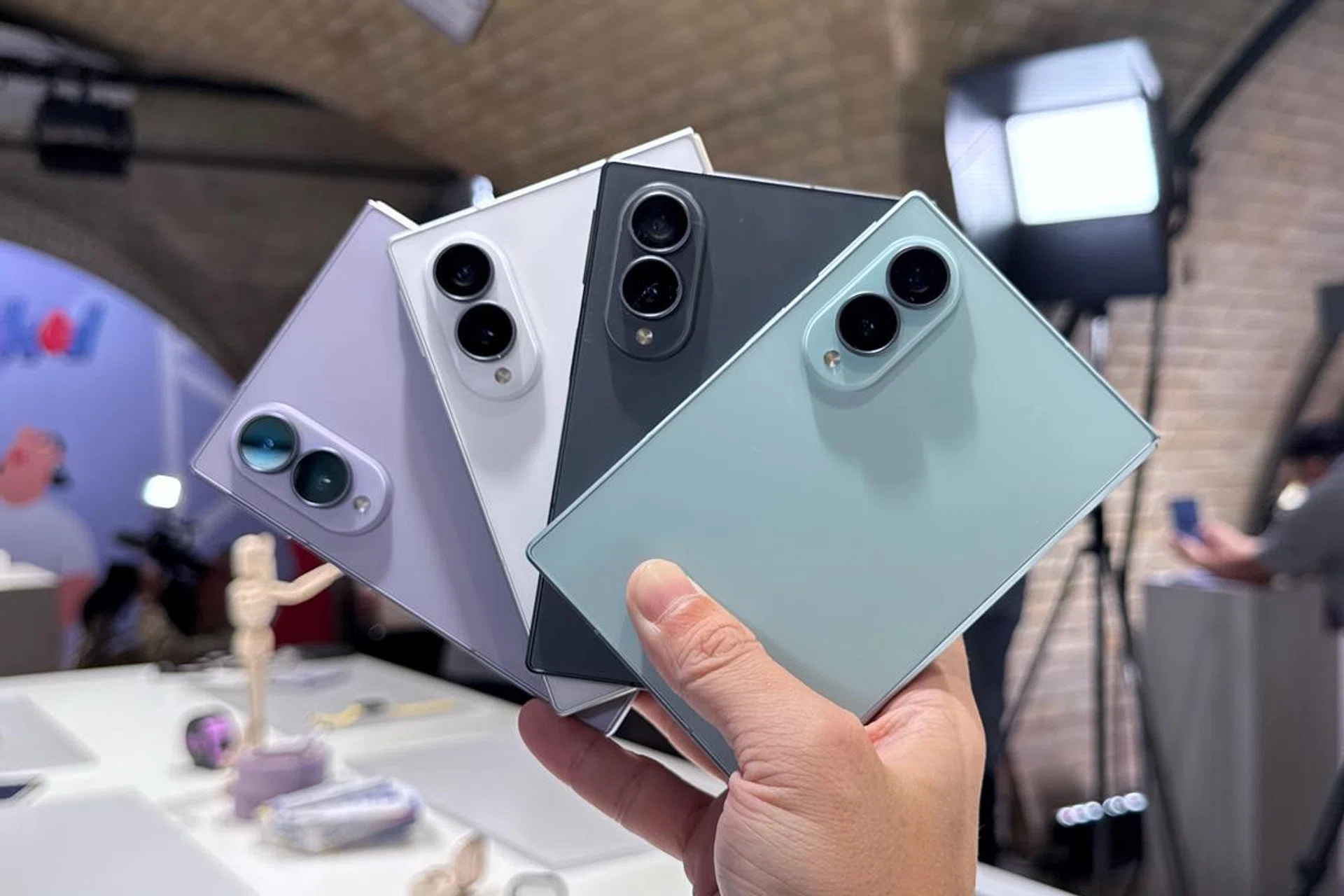 Holding the Samsung Galaxy Z Fold8 Ultra