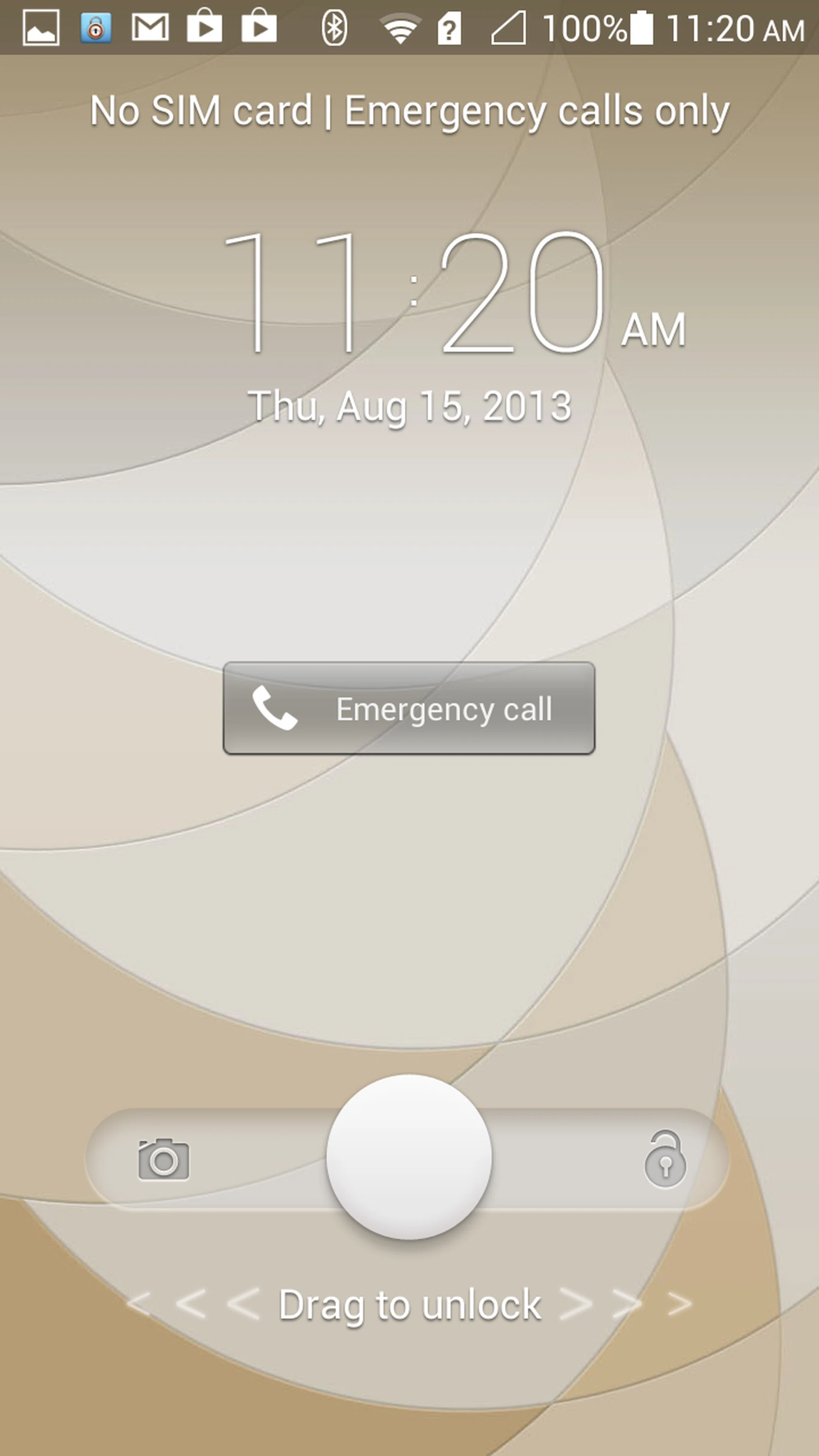 Gone is the four directional lock of Emotion 1.5, replaced with a more traditional swipe left for camera, swipe right to unlock.
