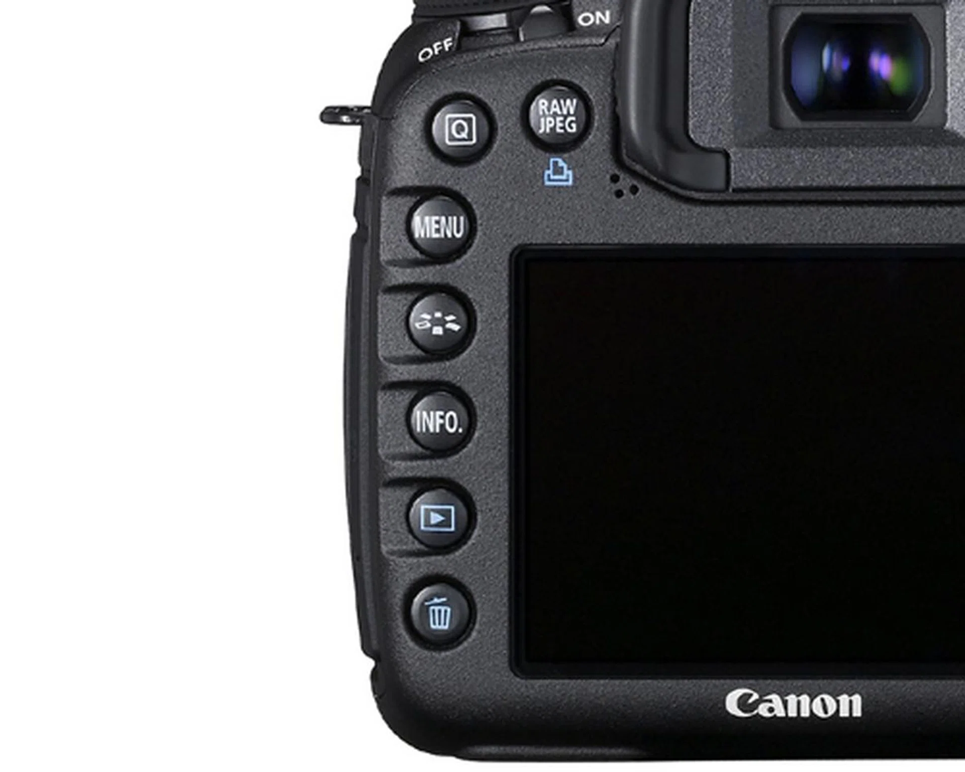 The EOS 7D also comes with more control buttons and easily accessible on the left profile on the body. This definitely makes more sense than the EOS 50D's button placement at the bottom.