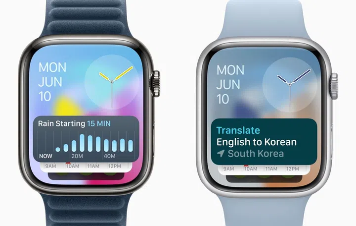 Improvements to the way the Smart Stack works mean the most relevant widget should be served to you when you need it most. Photo: Apple