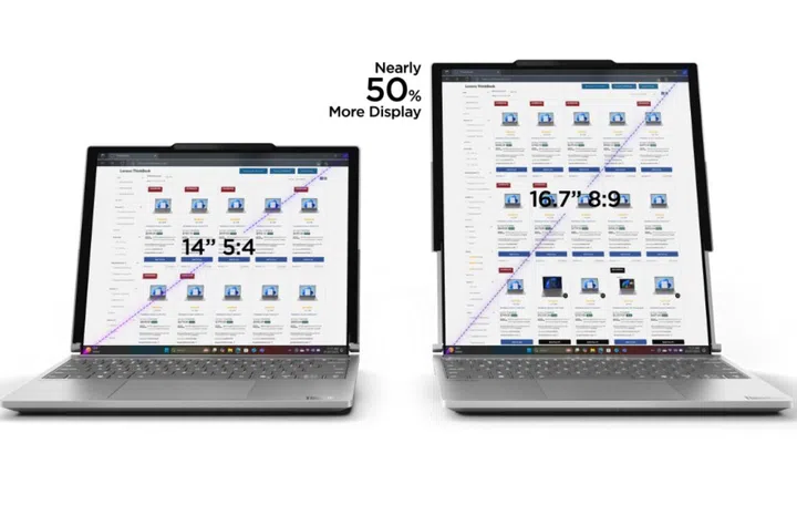 The ThinkBook Plus Gen 6 Rollable AI PC. Photo: Lenovo.