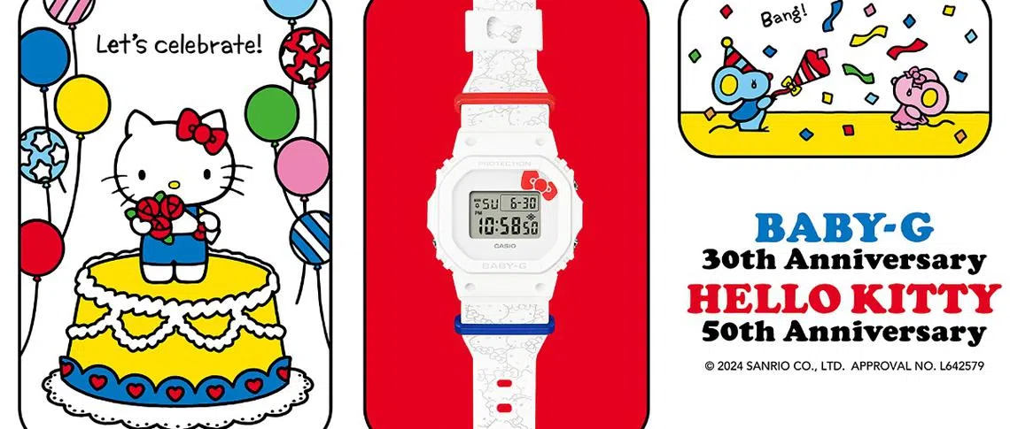Casio celebrates the 50th anniversary of Hello Kitty with a