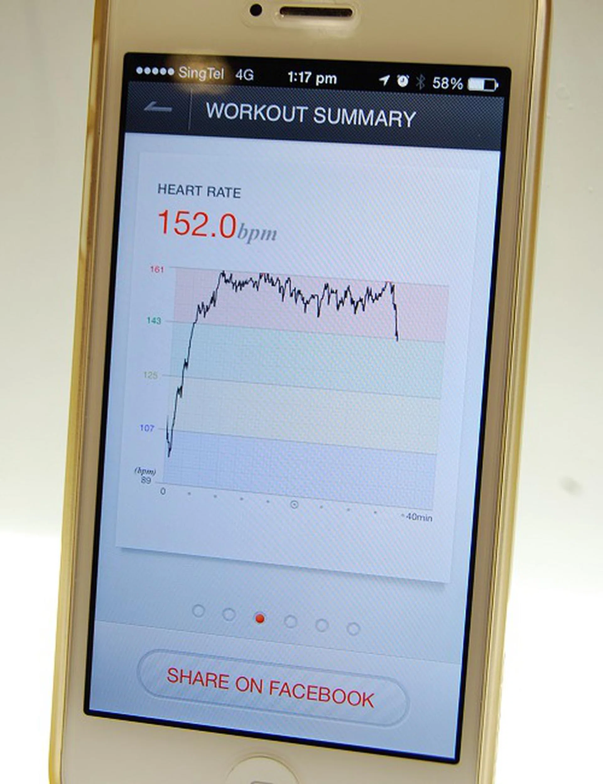 Here's another screenshot from the app.