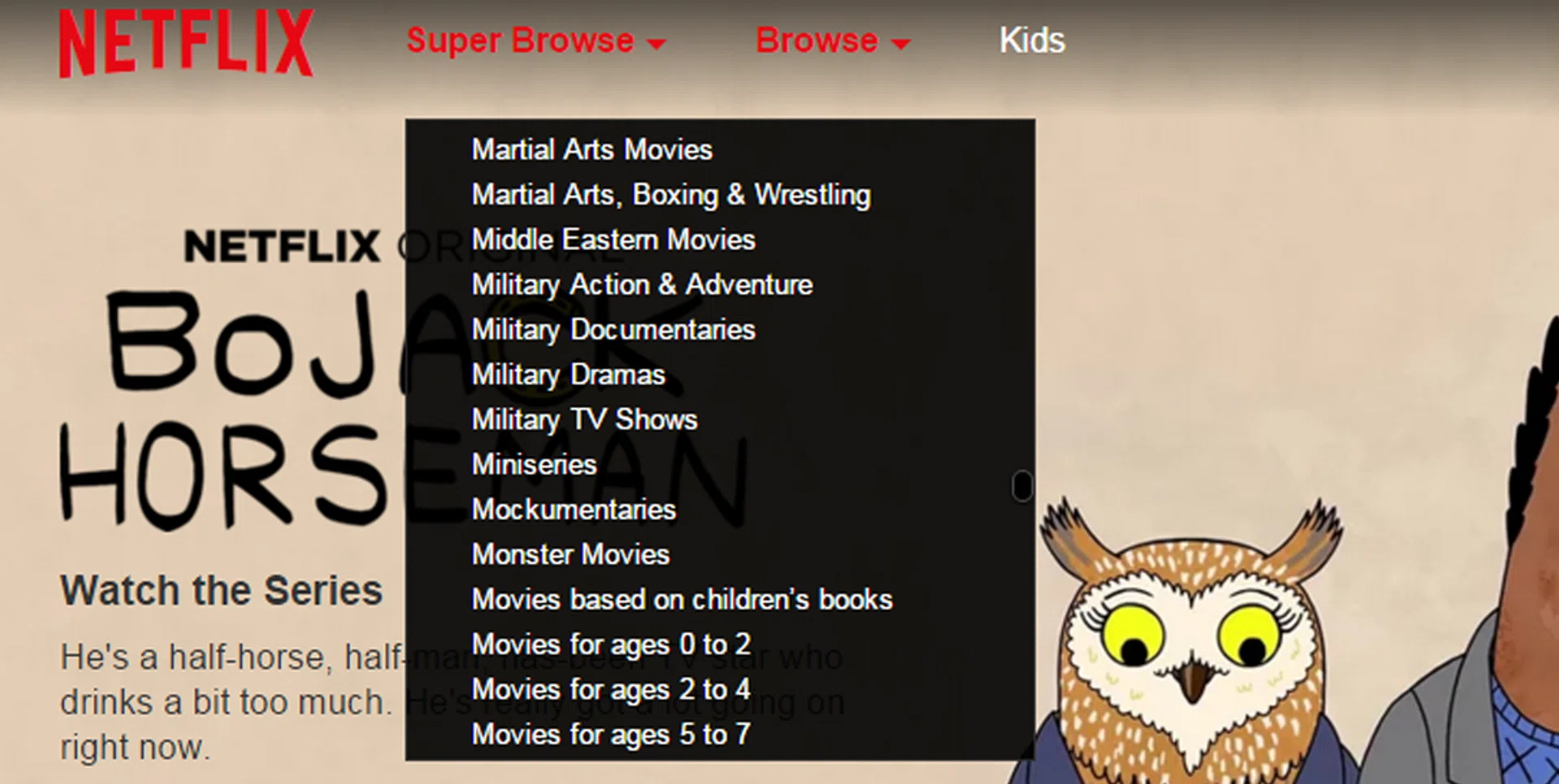 After using the extension, you'll get a new Super Browse option. The official Browse button is still available too.