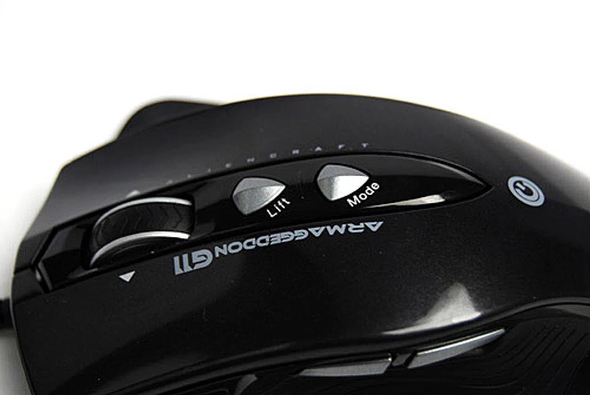 Lift and Mode buttons can be found on top.