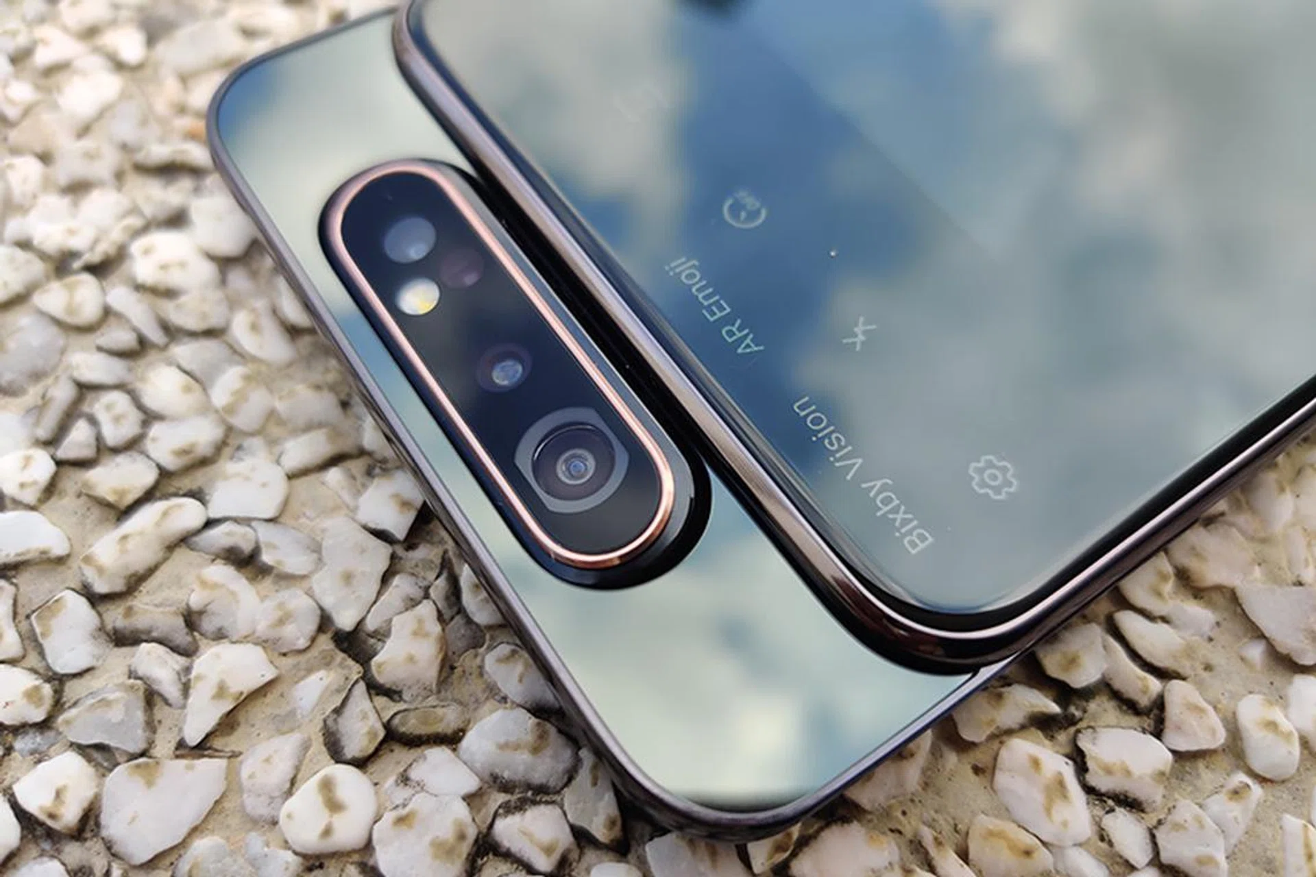 The Samsung Galaxy A80 has a motorised rotating camera.