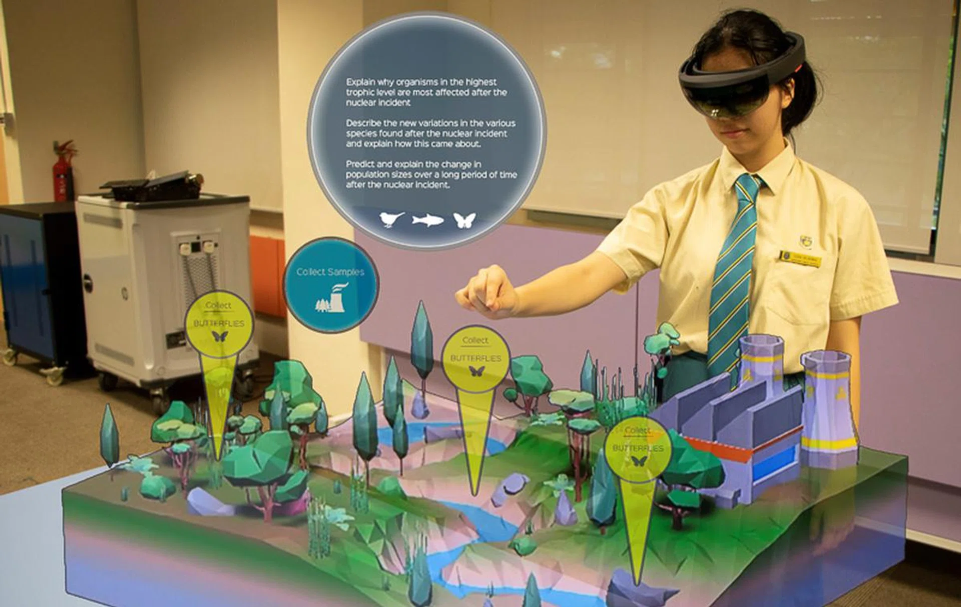 Students can virtually explore a nuclear site in Eco-lysis.