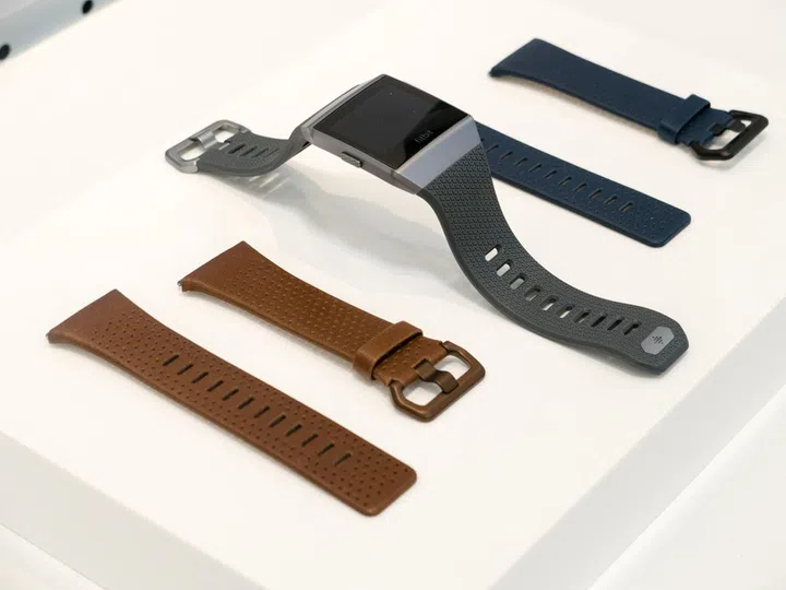 Horween leather straps are also available for a more formal look. Even these are perforated for breathability.