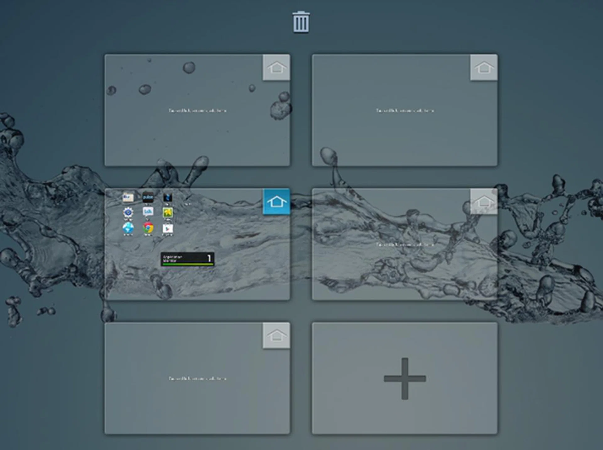 Taking cue from the Samsung Galaxy S III and HTC phones, the Galaxy Tab 2 (10.1) has a similar feature which allows you to add up to seven home screen panels. You can remove one by holding and dragging it to the trash bin icon at the centre.