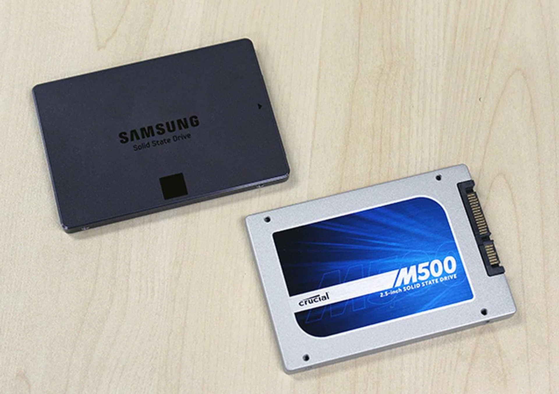 The Crucial M500 and Samsung SSD 840 EVO are two excellent drives targeted at mainstream users who want to enjoy the speed benefits of an SSD without paying top dollar.