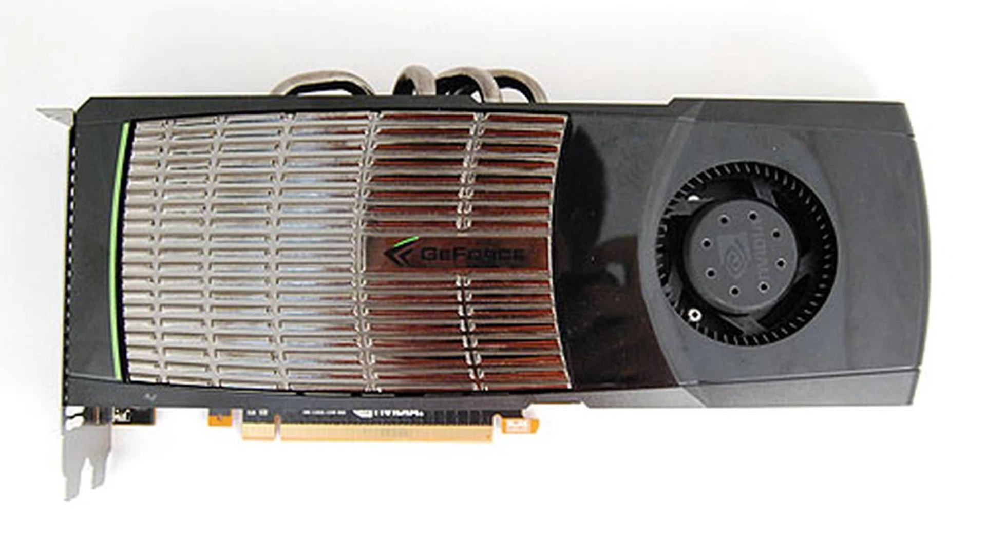 Small the GeForce GTX 480 ain't, and it looks very different from reference NVIDIA cards of old thanks to the new cooler design.