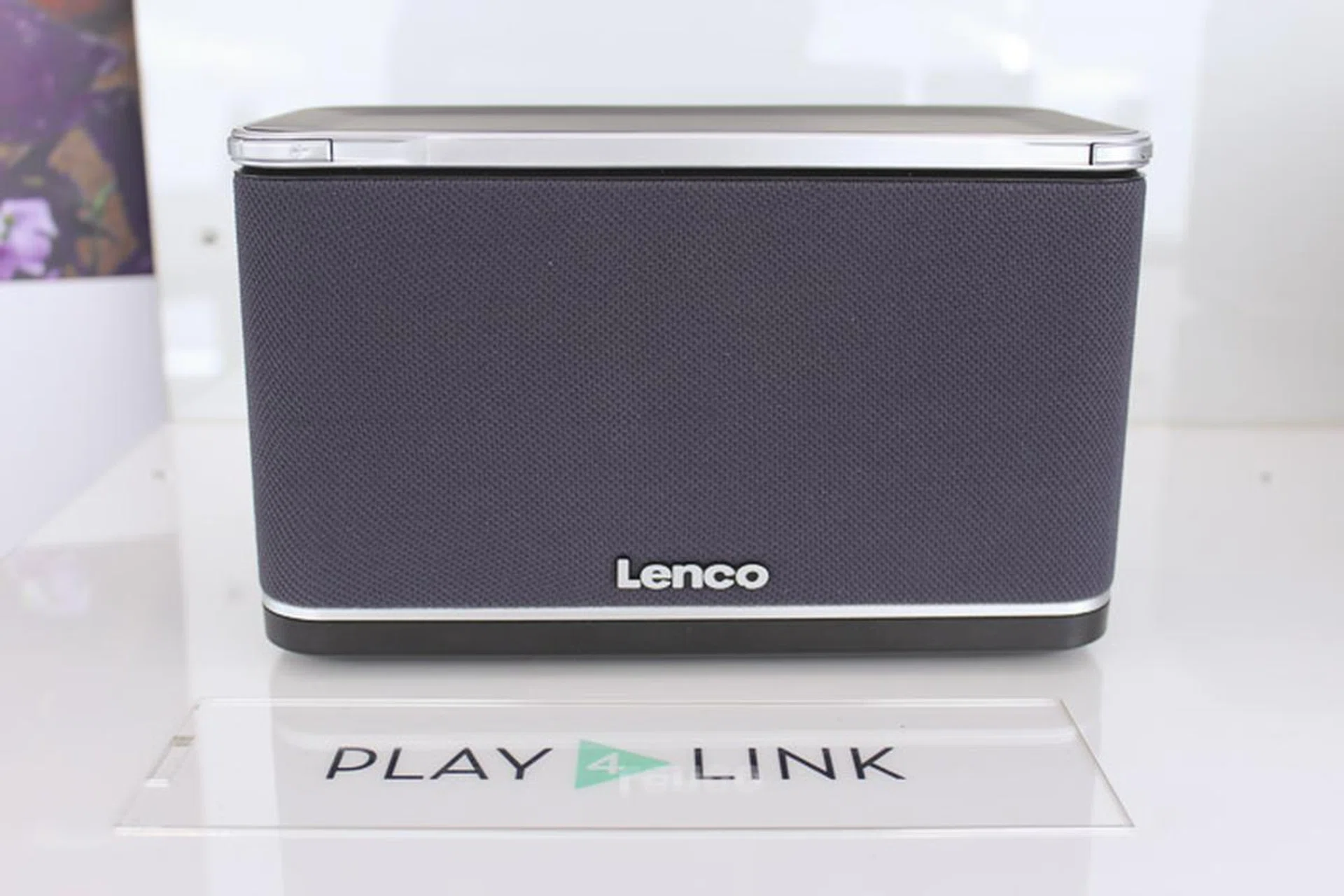 The front of the PlayLink 4 - notice how there are no playback controls - it's all meant to be controlled via your phone.