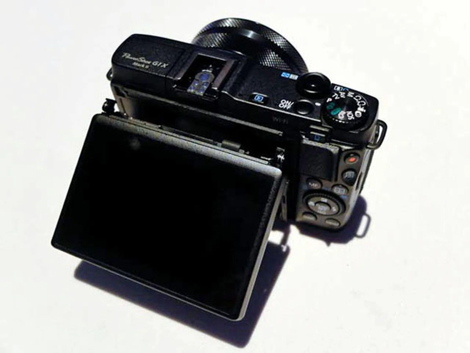 The rear screen now only swivels up and down, not outwards. 