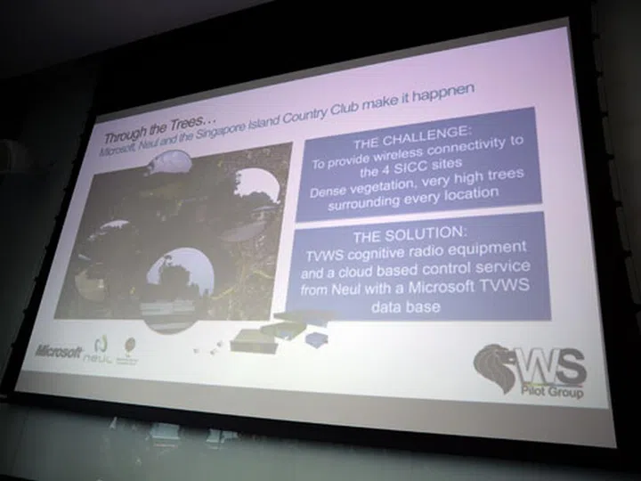 Solutions provided to overcome some of the challenges faced with the TVWS project at the Singapore Island Country Club.  